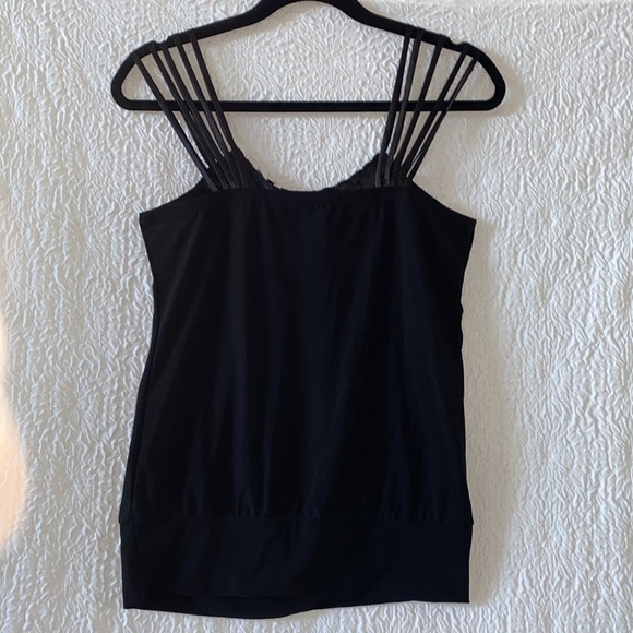 Perseption Concept Square Bead Strappy Tank Top - Picture 2 of 6